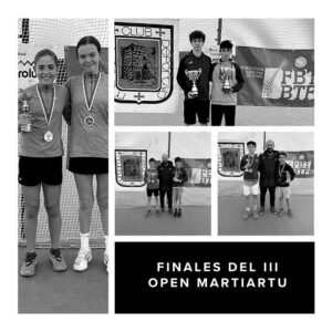 Finales del III Open Martiartu en categorías infantil y cadete 2